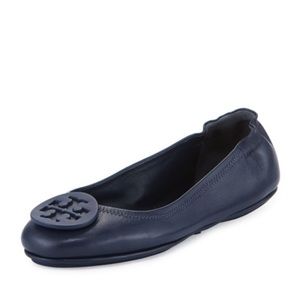 MINNIE TRAVEL BALLET FLAT, LEATHER